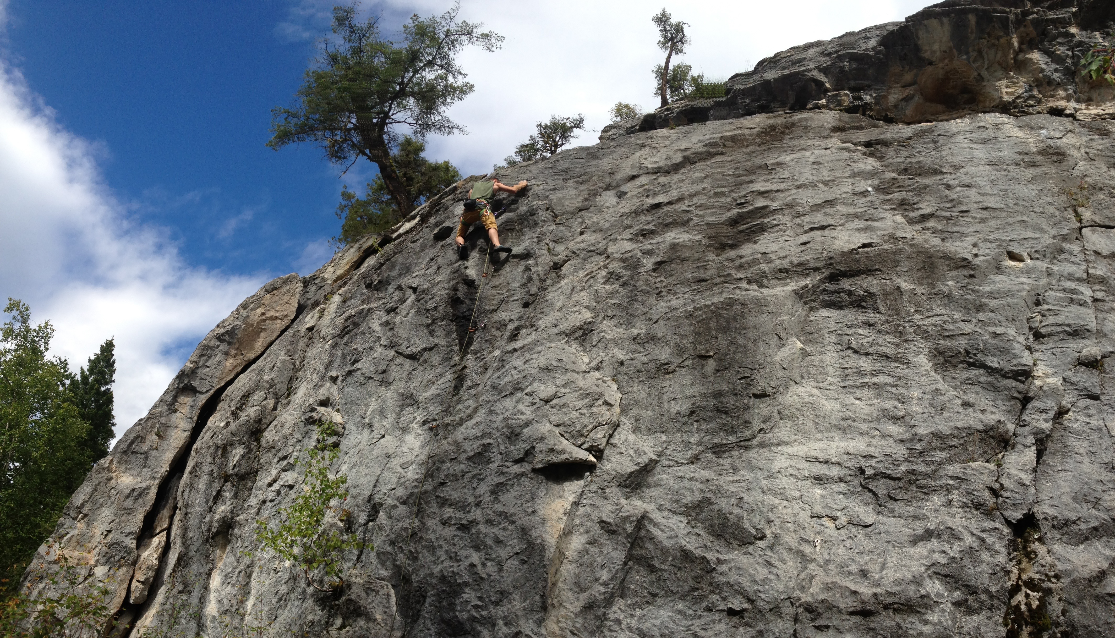 Jordon G on Solstice (5.11a), Obsession Wall